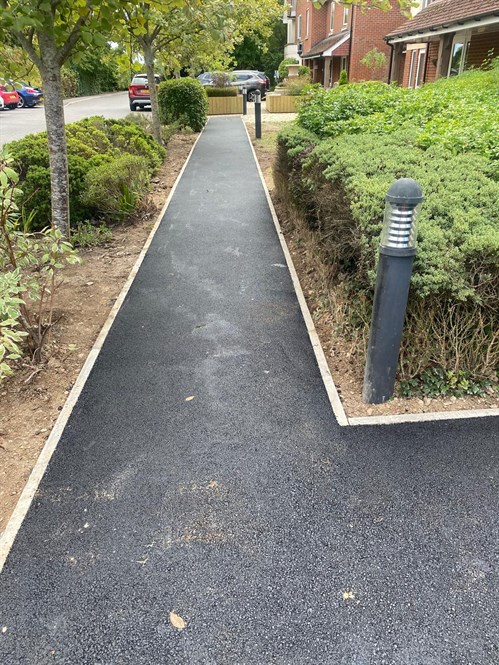 New tarmac pathway - Rothsay Grange Care Home -Andover
